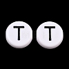 Opaque Acrylic European Beads AC-CBA3BDD-01T-1