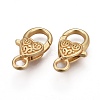 Tibetan Style Heart Lobster Claw Clasps LS-LF014Y-MG-NR-3