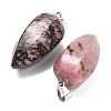 Natural Rhodonite Pendants GG-K002-16I-2