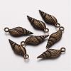 Tibetan Style Alloy Pendants TIBEP-20321-AB-NR-1