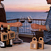27Pcs Square Kraft Paper Wine Gift Hanging Boxes CON-CN0001-32-5