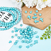 230Pcs 3 Styles Synthetic Turquoise Beads G-AR0004-82-5