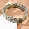 Natural & Synthetic Mixed Gemstone Faceted Beaded Stretch Bracelets for Women BJEW-K251-08-4