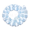 Dyed Natural Selenite Beads Strands G-T138-232D-2