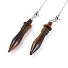 Natural Mixed Gemstone Pointed Dowsing Pendulums G-K305-C-P-2