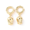 Brass Lily of the Valley European Dangle Charms KK-B166-08G-1