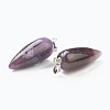 Natural & Synthetic Gemstone Pointed Pendants G-F705-01P-4