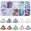 160Pcs 10 Styles Electroplate Transparent Glass Beads Strands EGLA-SP0001-21-1