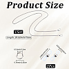 Iron Eyeglass Chains AJEW-CN0006-72P-2