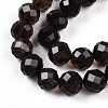 Natural Smoky Quartz Beads Strands G-T140-23B-4