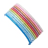 10Pcs 10 Colors Glass Seed Beads Stretch Bracelets BJEW-MZ00323-3