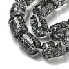 Transparent Crackle Glass Beads Strands X-GLAA-NH0001-04D-3