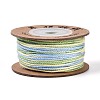 30M Segment Dyed Macrame Cotton Cord OCOR-T018-01S-1