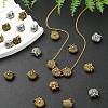 24Pcs 3 Colors Tibetan Style Alloy Beads FIND-YW0006-17-5
