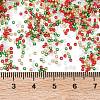 4 Colors 15/0 Christmas TOHO Round  Seed Beads SEED-X0058-30-5