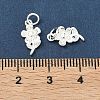 925 Sterling Silver Flower Charms STER-A050-05S-3
