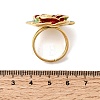 304 Stainless Steel Enamel Finger Rings for Women RJEW-G373-01G-02-5