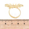 Brass Cuff Open Rings RJEW-Z129-02G-02-5