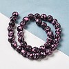 Synthetic Gemstone Dyed Beads Strands G-P507-03B-07-2