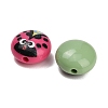 Printed Opaque Acrylic Printed Beads AC-CBA6BCC-02-2