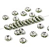 Brass Grade A Rhinestone Spacer Beads RB-A014-Z8mm-07S-1