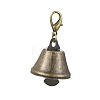 Iron Bell Pendant Decorations HJEW-JM02425-1