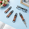4Pcs PU Leather Belt Keychains AJEW-PH0010-27B-4