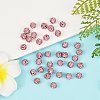 Polymer Clay Rhinestone Beads RB-H284-6MM-Half-223-4