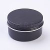 Round Aluminium Tin Cans CON-WH0010-02B-80ml-1