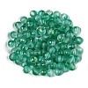 Frosted Baking Painted Glass Beads DGLA-N005-8mm-09-2