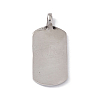 304 Stainless Steel Manual Polishing Pendants STAS-G267-07AS-2