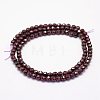 Natural Garnet Beads Strands X-G-F460-28-2