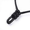 Adjustable Korean Waxed Polyester Cord Necklace Making AJEW-JB00493-01-2