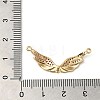 Brass Micro Pave Cubic Zirconia Pendants KK-F865-20G-3