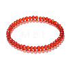 4mm Prism Faceted Rondelle Glass Beaded Stretch Bracelets for Women LS-EH2213-2-1