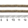 Electroplated Synthetic Non-magnetic Hematite Beads Strands G-I364-I01-01C-4