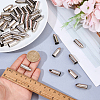 50Pcs Iron Cord End IFIN-FH0002-05-3