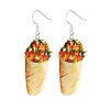 Acrylic Food Model Dangle Earrings PW-WG51A76-21-1