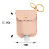 Plastic Hand Sanitizer Bottle with PU Leather Cover KEYC-PW0003-03D-1