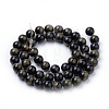 Natural Tiger Eye Beads Strands G-S259-22-10mm-2