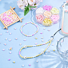 700Pcs 7 Colors Opaque Colours Luster Glass Seed Beads SEED-DC0001-25-4