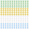 4 Strands 4 Colors AB Color Plated Opaque Glass Beads Strands GLAA-TADJ0001-20C-2