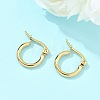 Ion Plating(IP) 304 Stainless Steel Hoop Earrings EJEW-N0016-11G-A-1
