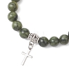 201 Stainless Steel Charm Bracelets BJEW-JB13245-4
