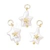 Natural Baroque Keshi Pearl Pendants PALLOY-JF05013-1
