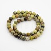 Synthetical Gemstone Round Bead Strands G-P070-52-4mm-2