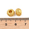 Brass Pave Clear Cubic Zirconia European Beads KK-A292-08MG-3