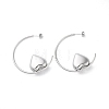 Non-Tarnish 304 Stainless Steel Stud Earrings EJEW-M249-01P-1