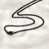 304 Stainless Steel Curb Chain Necklaces NJEW-L162-01A-B-1