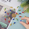 120Pcs 4 Style Plastic Pendants DIY-FH0005-70-3